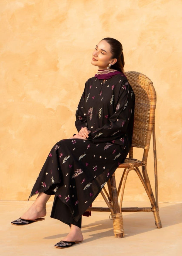 Diana embroidery 3pc 
