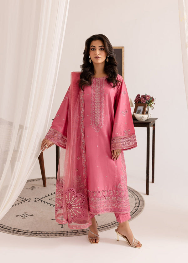 Minahil Embroidered Stiched 3pc 