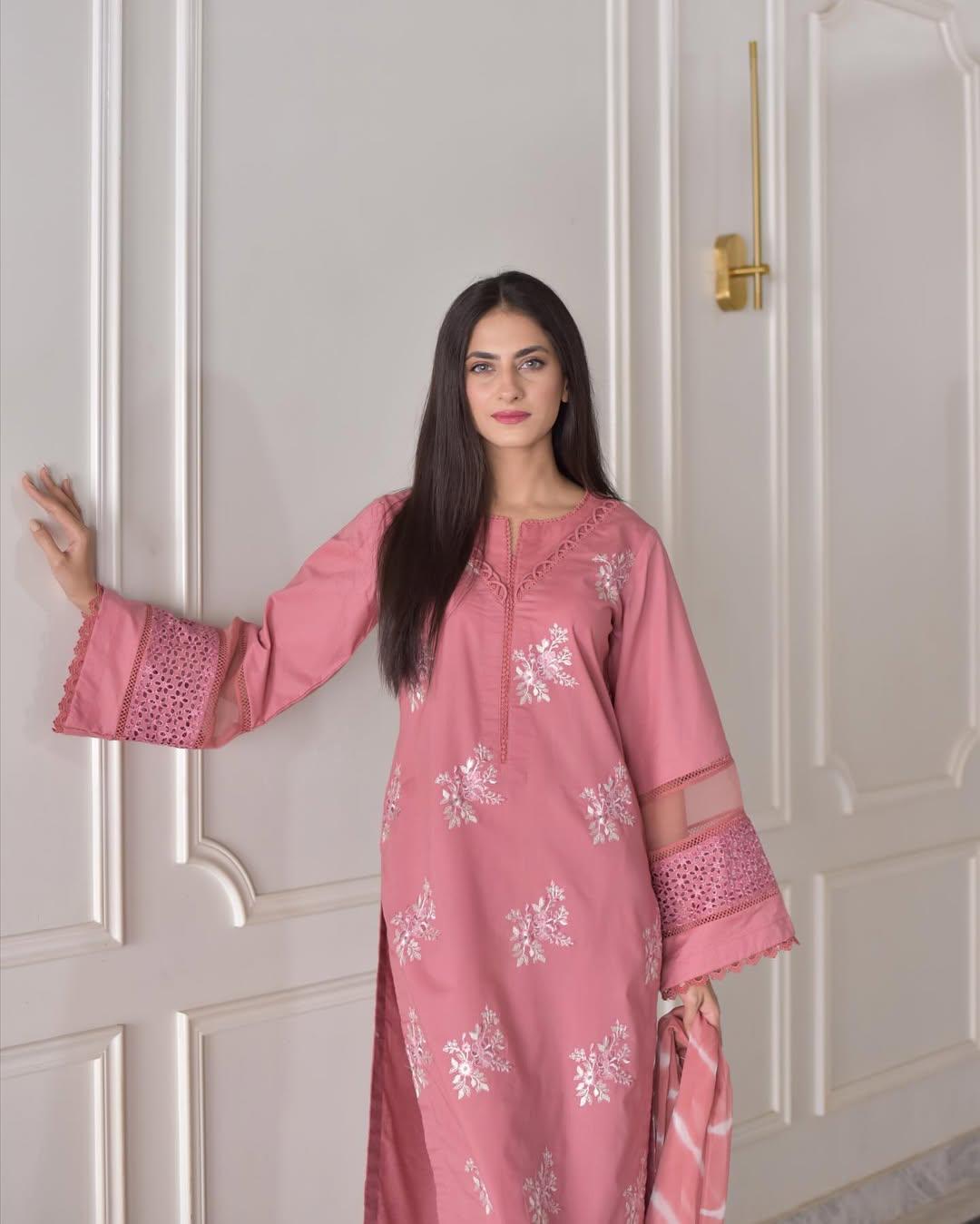 Hooriya Embroidered Co ORD set 