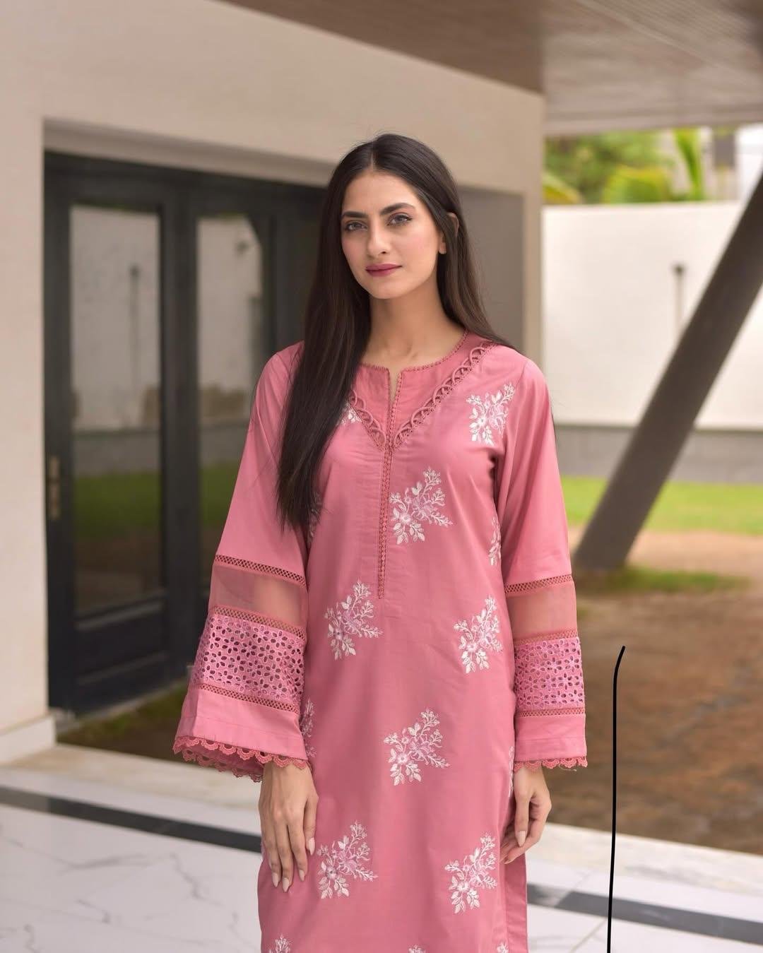 Hooriya Embroidered Co ORD set 