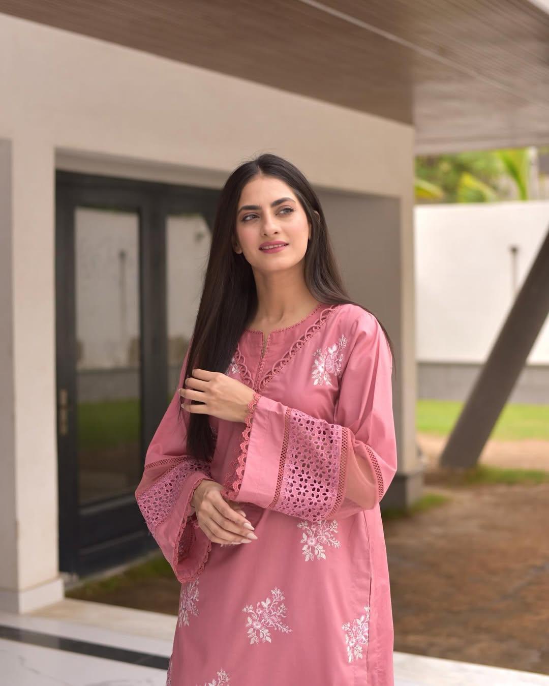 Hooriya Embroidered Co ORD set 