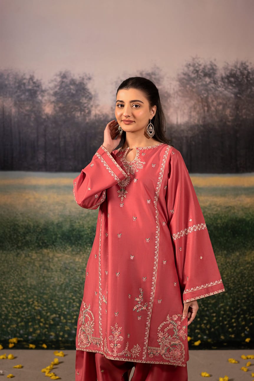 JANNAT EMBROIDERY 2PC (FARSHI)- Lawn Collection 