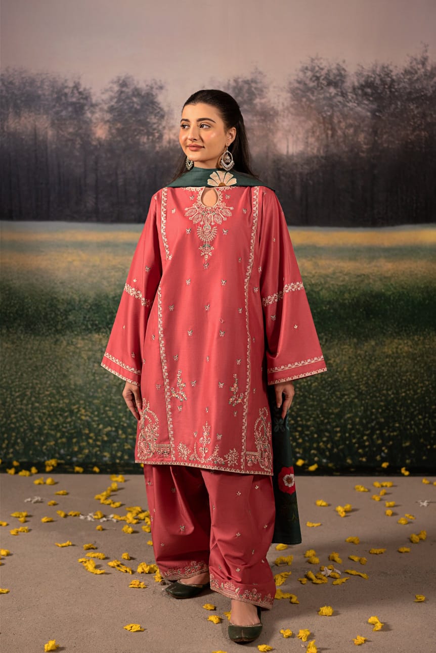JANNAT EMBROIDERY 2PC (FARSHI)- Lawn Collection 