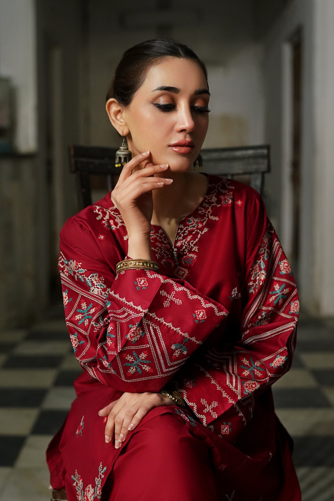 DUA EMBROIDERY 2PC (FARSHI)