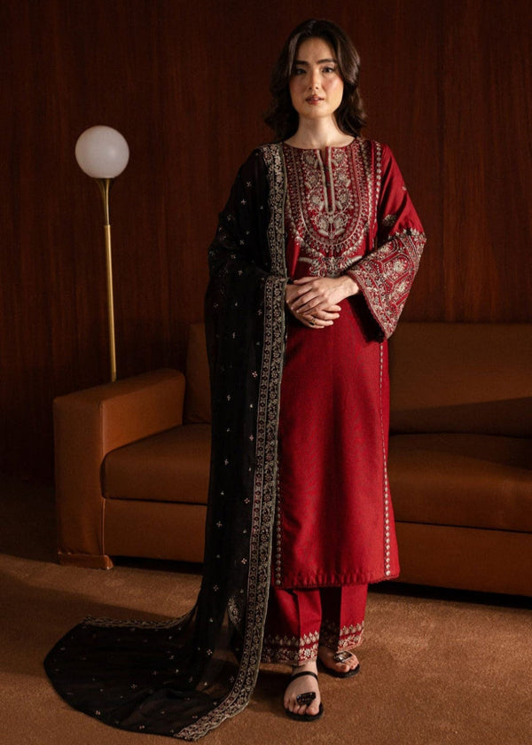 Laal pari - Stiched embroidery 3pc 