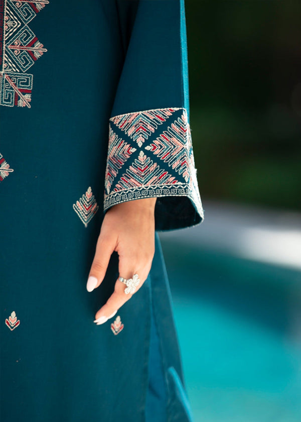 Blink Embroidered 2pc.  Pkr 3450/- free delivery   Chest 20 21 22 23  Length 44/45  Trouser length 38/39Blink    Gender: Women    Category: Clothing    Outfit Type: Eastern Ready to wear   