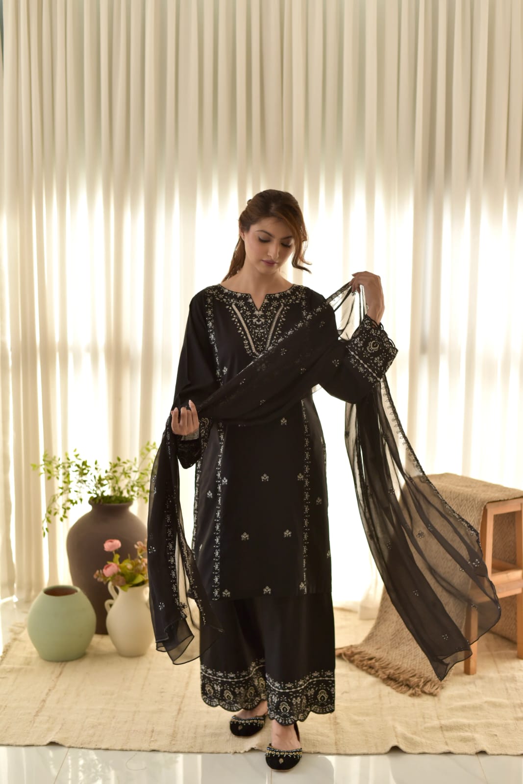 Bareen Embroiderd 3pc