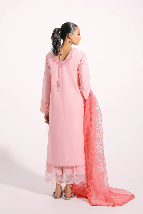 Embroidered Pink Traditional Suit