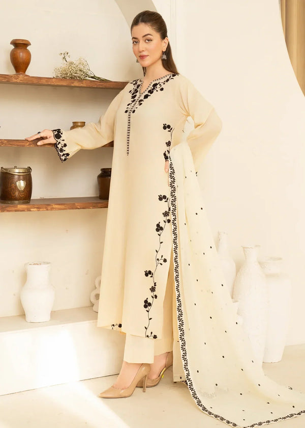 Noor Jahan embroided 3pc