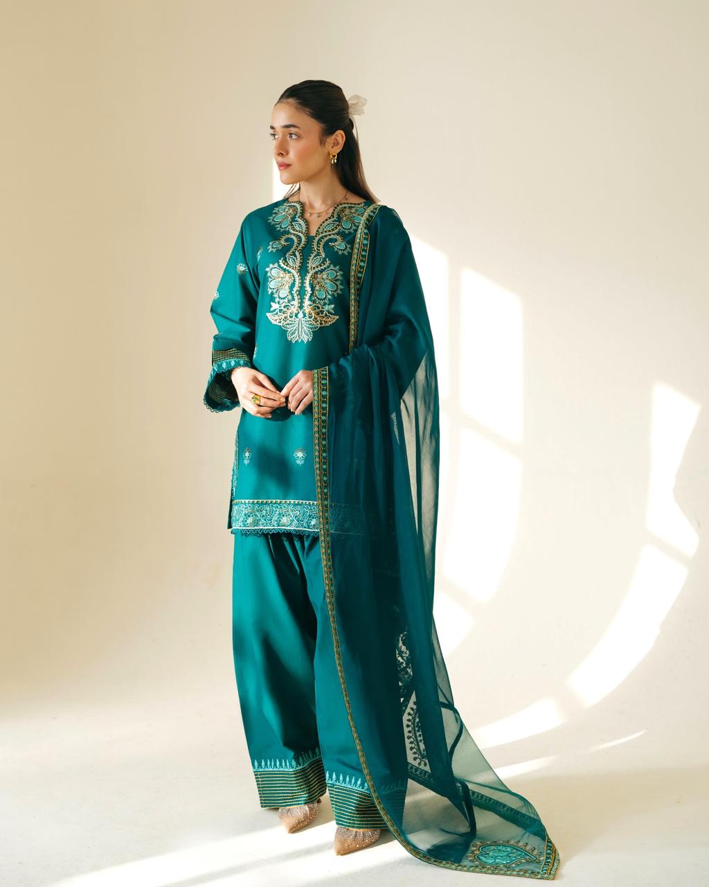 Aima lawn 3pc | Embroidered collection 