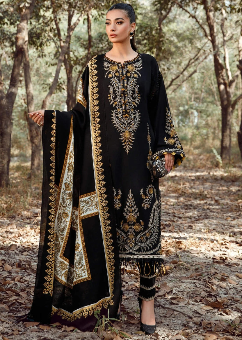 Zen Embroidered Black 3pc
