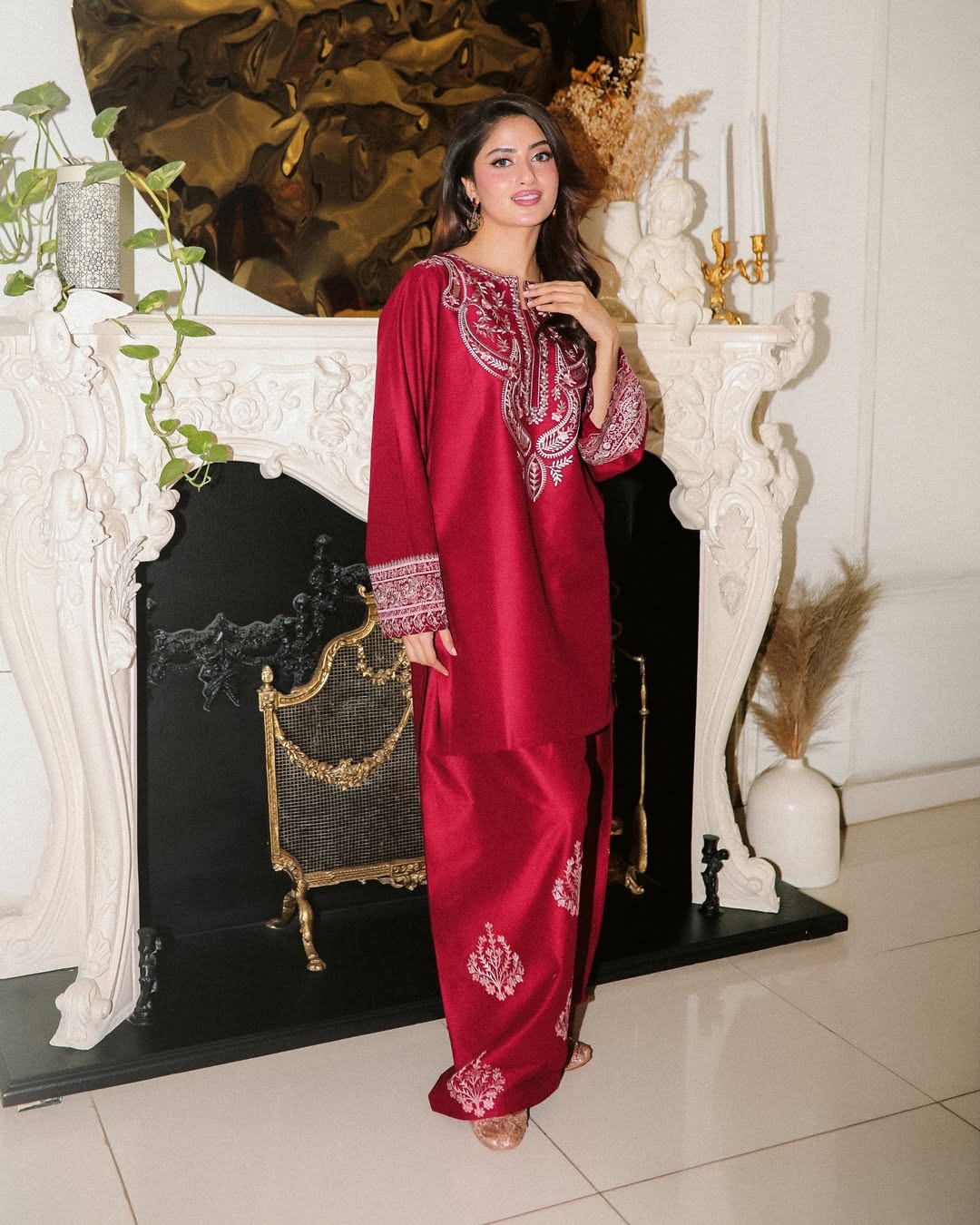 Zareen Embroiderd - Farshi set 