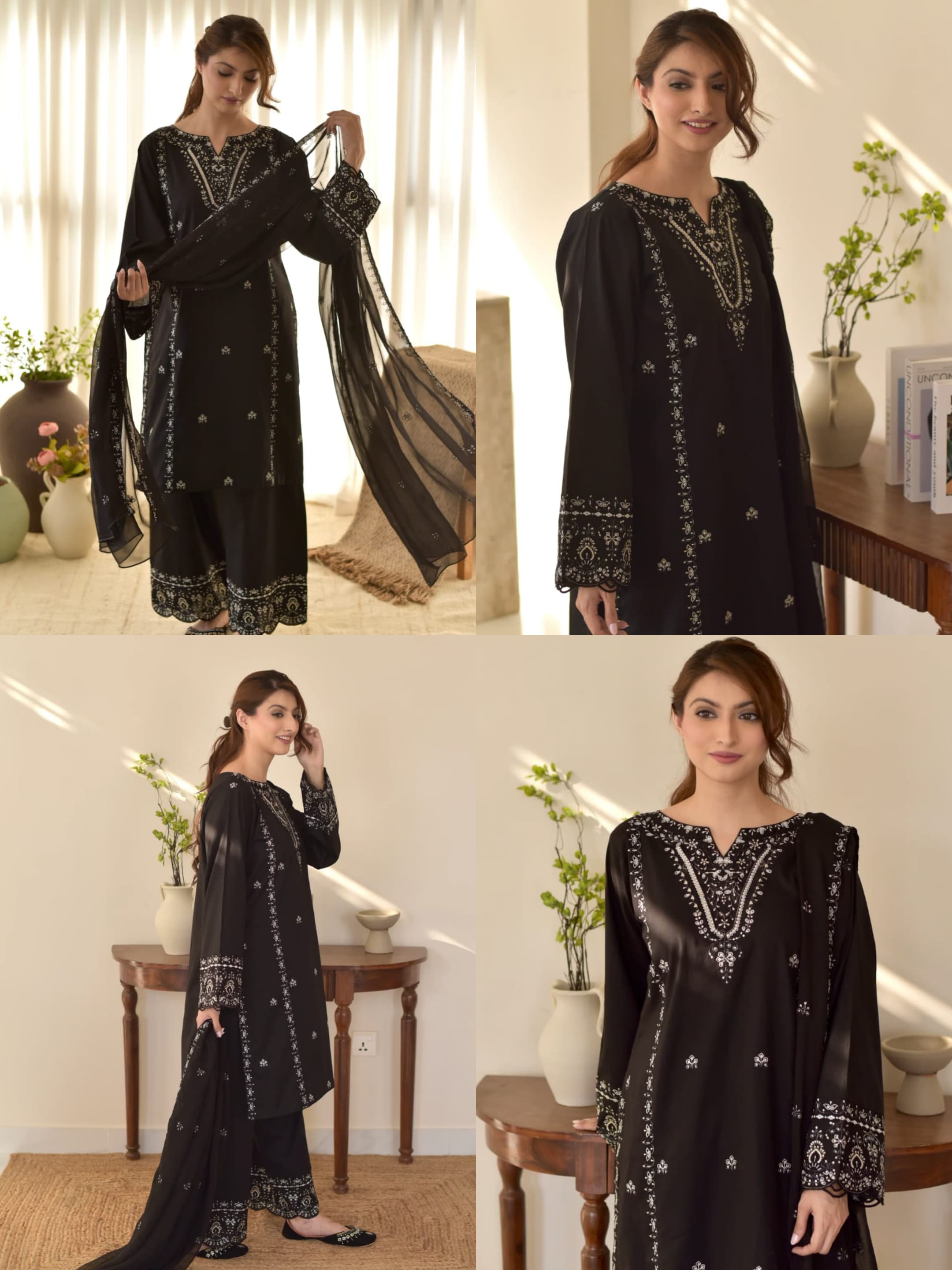 Bareen Embroiderd 3pc