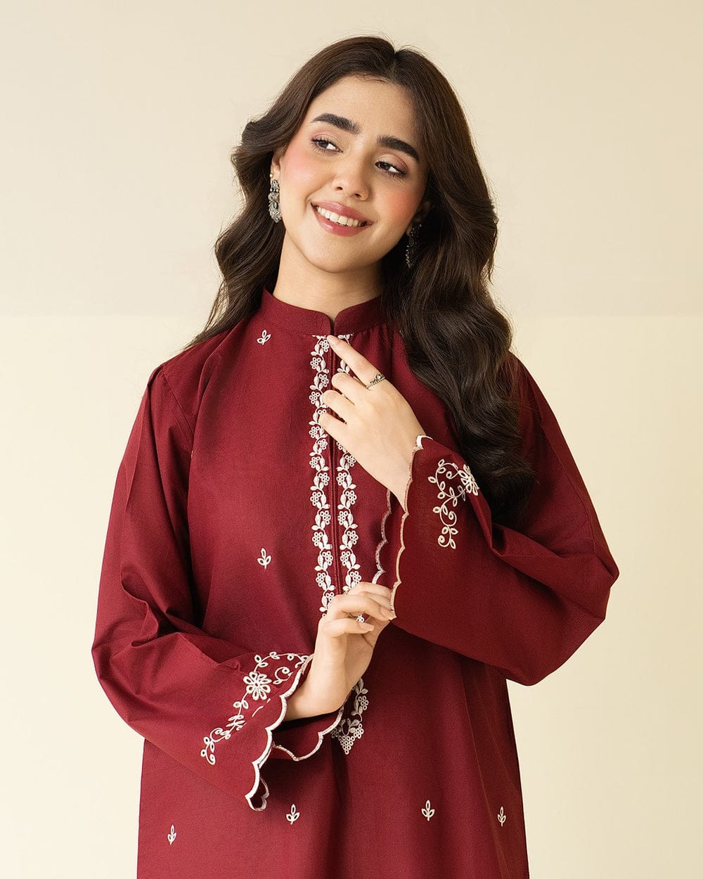 Zarf Embroidery 2pc| Farshi shalwar| Winter Collection 