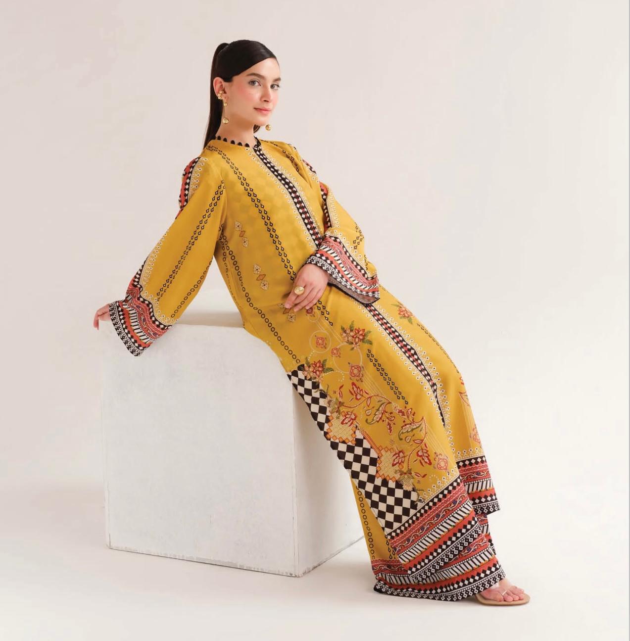 Leon 2pc| Silky Lawn collection 
