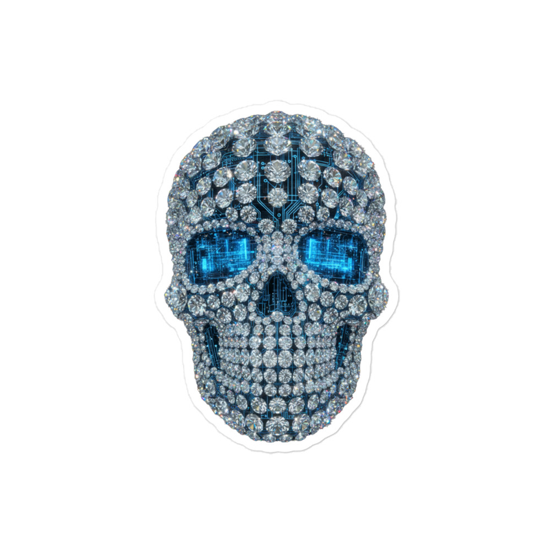 SKULL Bubble-free stickers