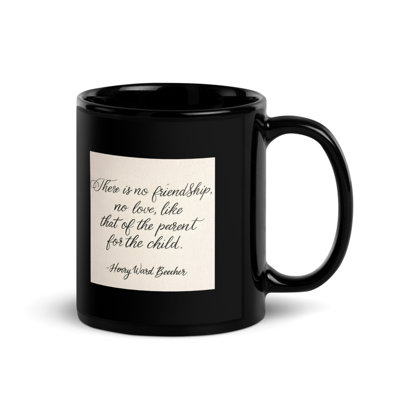 DONATION MUG Black Glossy Mug