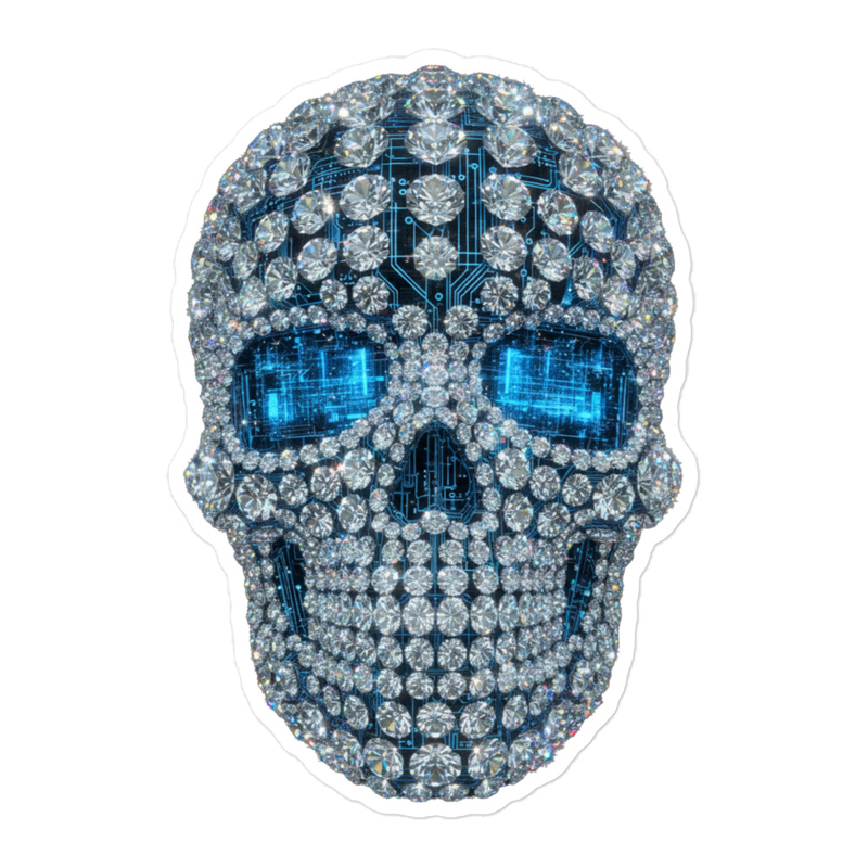 SKULL Bubble-free stickers