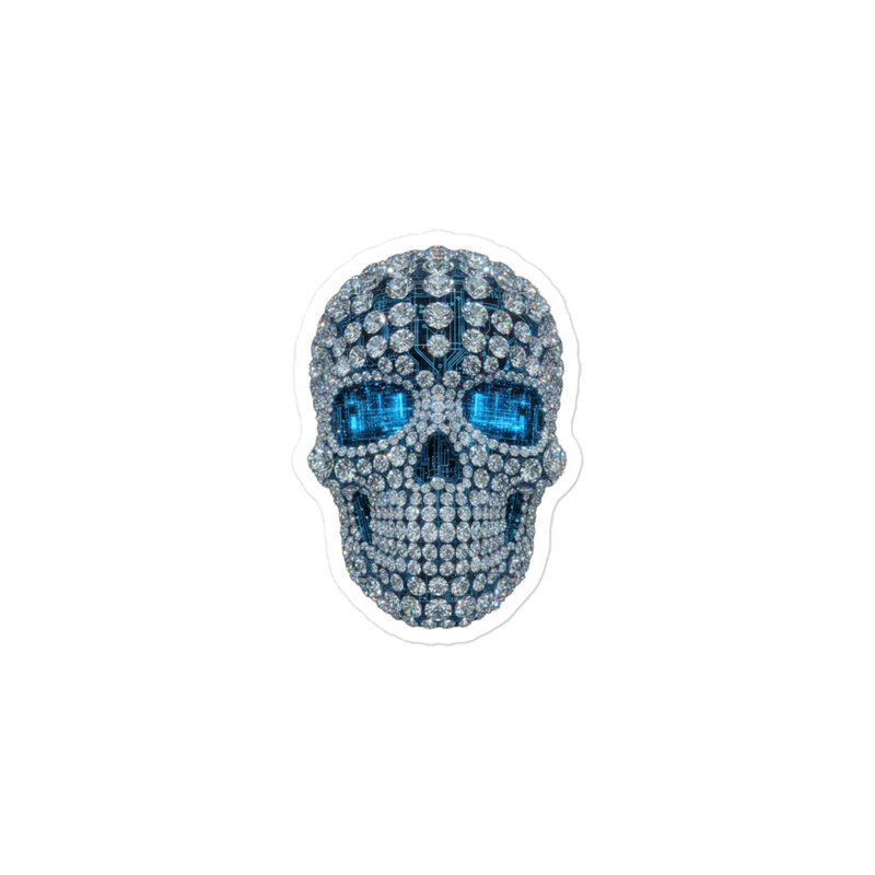 SKULL Bubble-free stickers