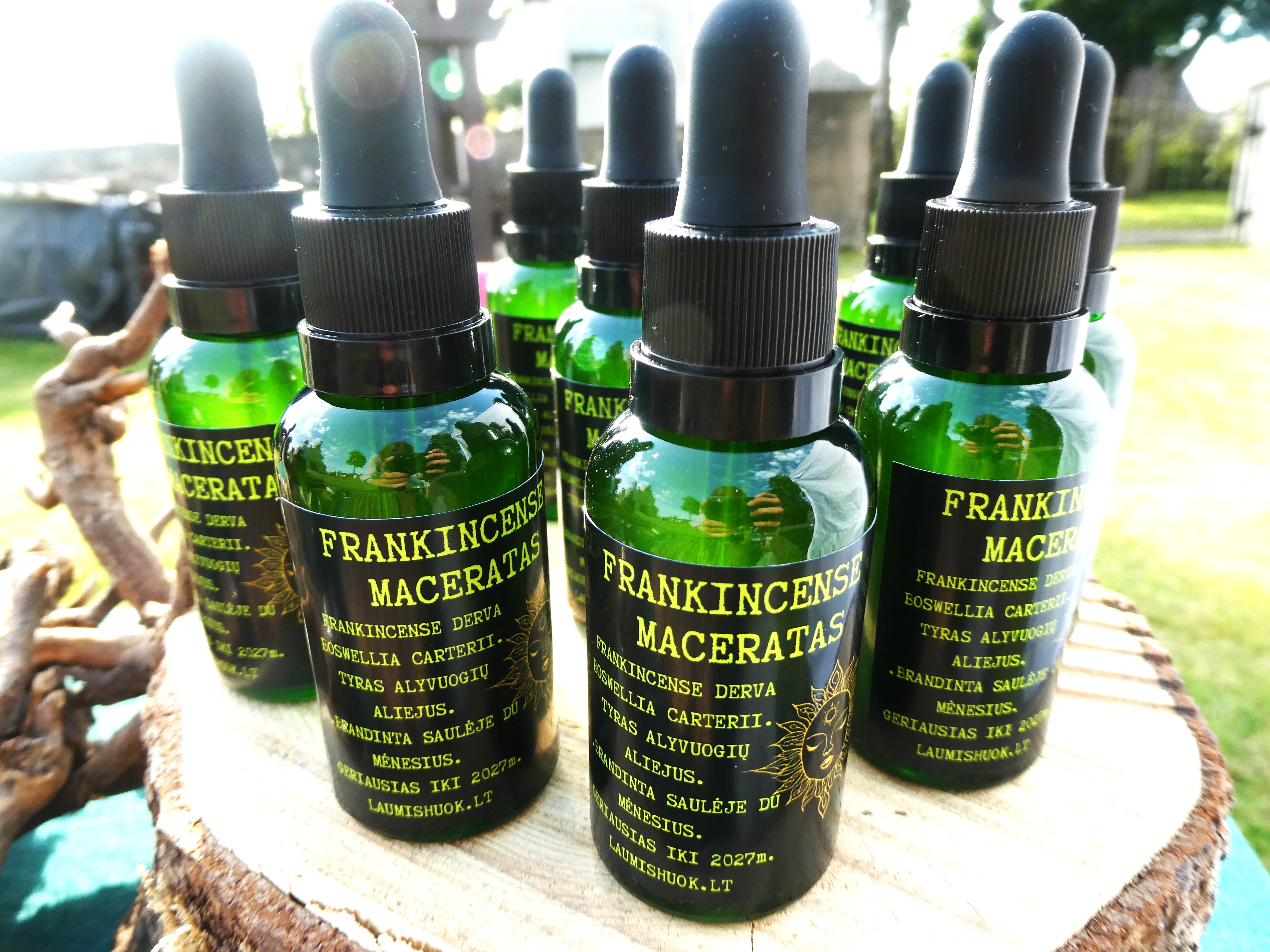 FRANKINCENSE DERVOS MACERATAS/ Kūno Kvepalai