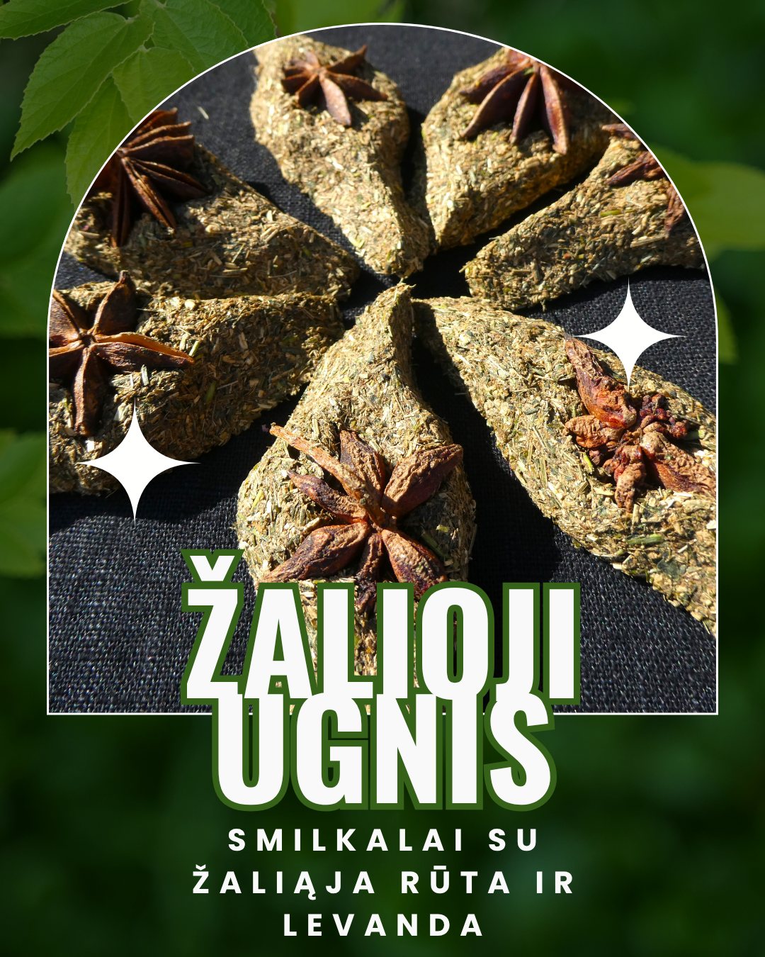 Smilkalai GAJOS UGNIS Su Žaliąja Rūta Ir Levanda