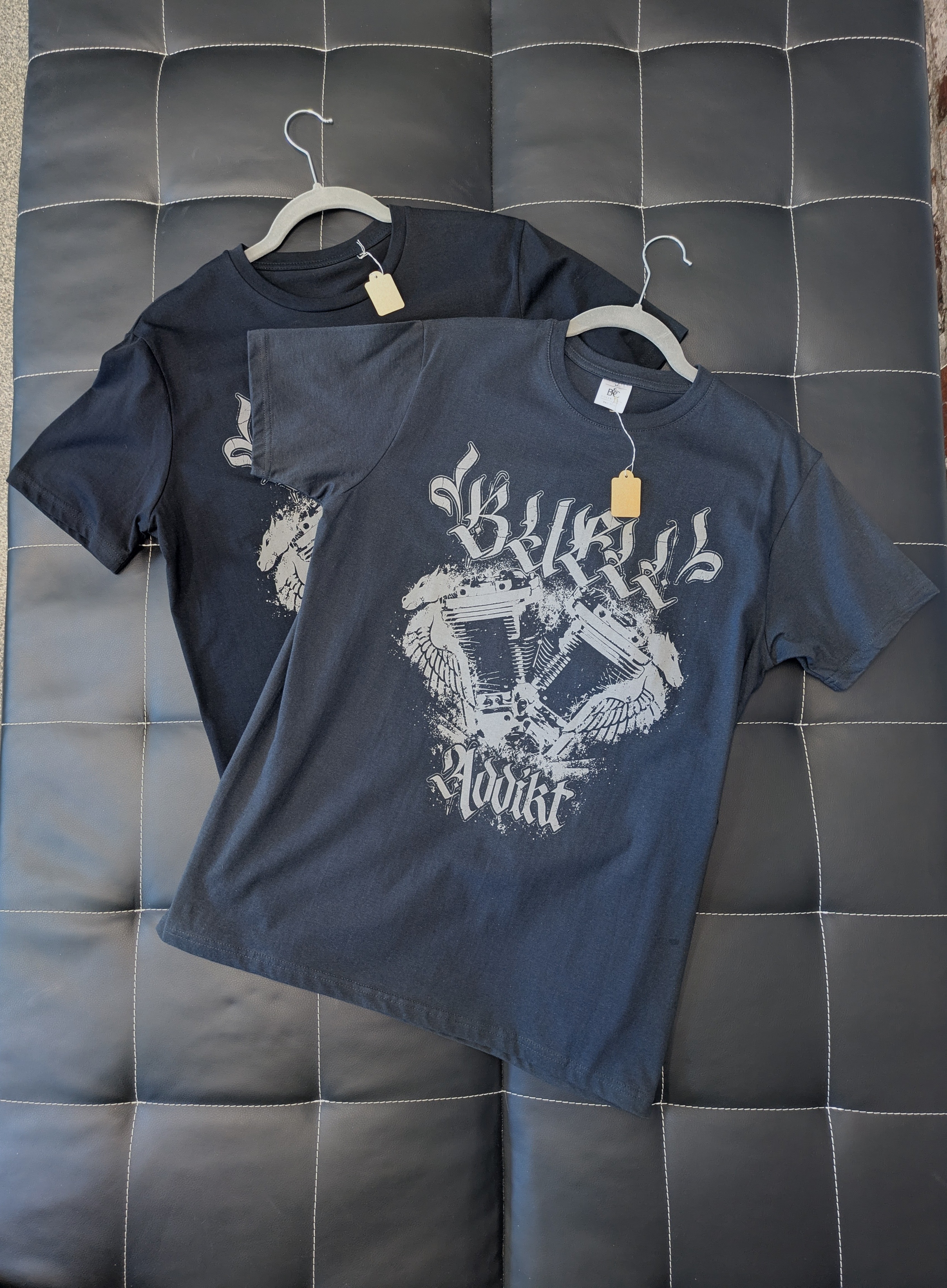 T-shirt Buell Addict gris anthracite