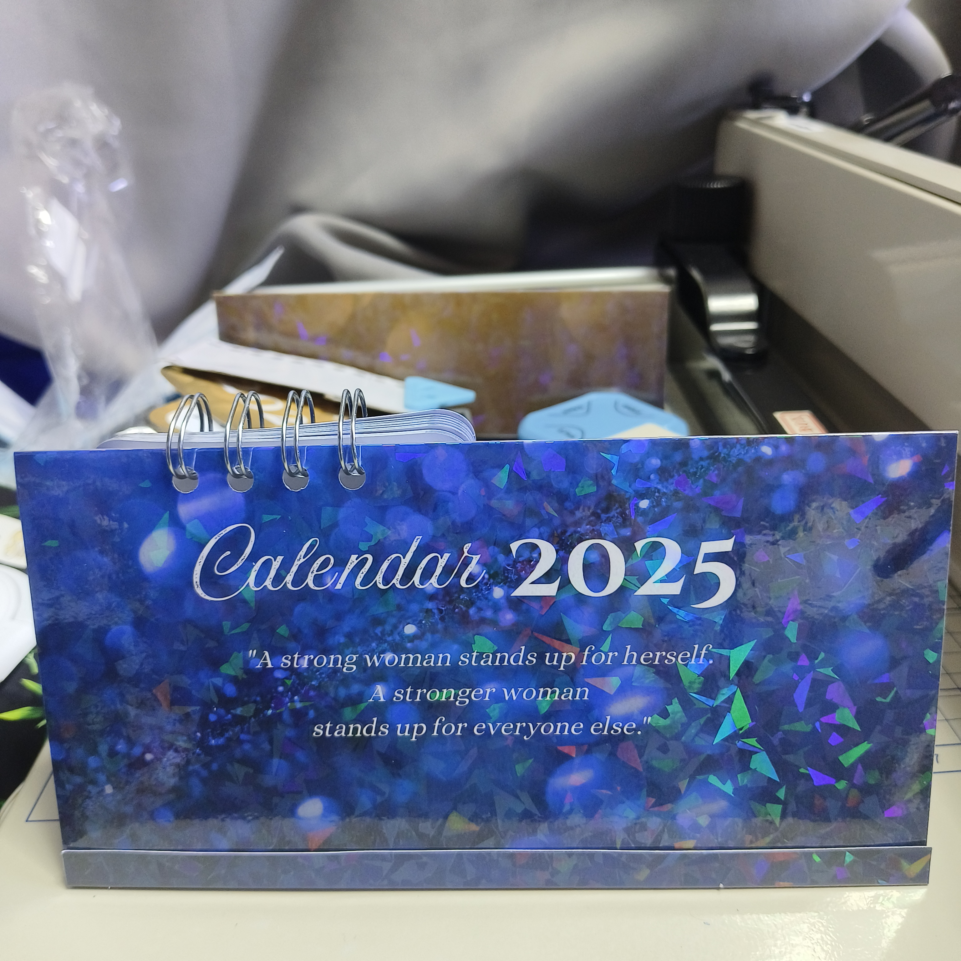 Folded/Tent Desk Calendar (Thick)