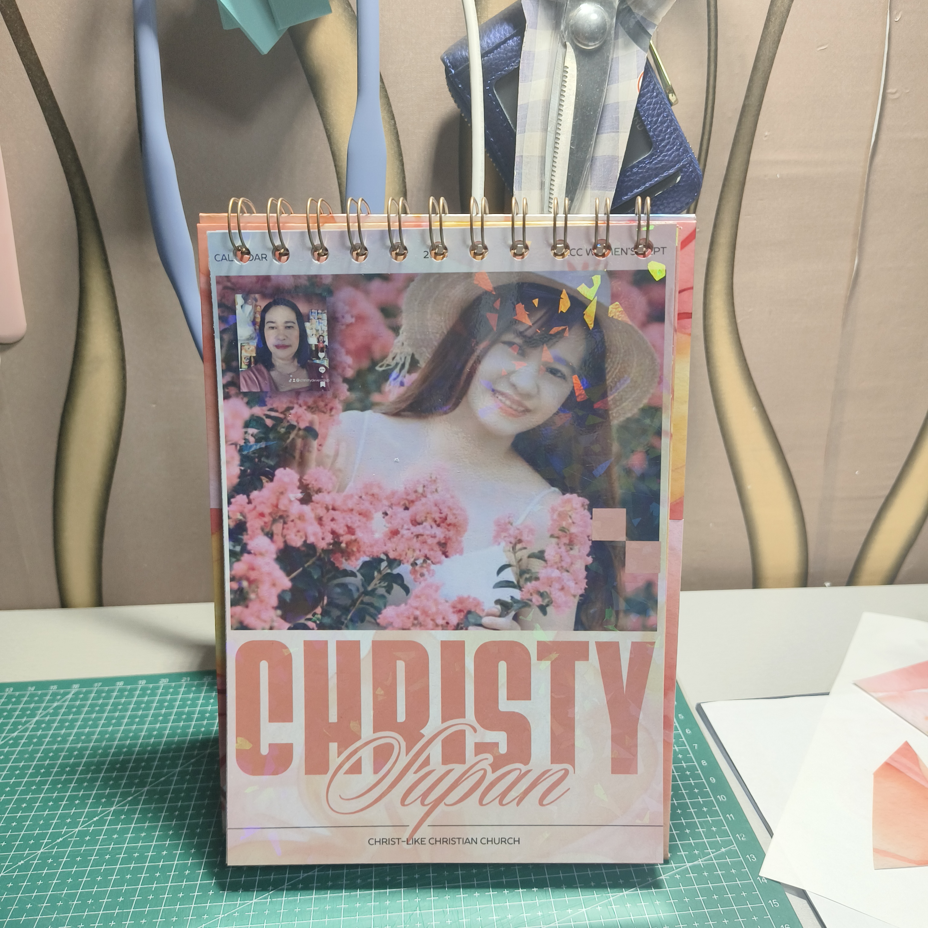 Personalized Photo Desk Calendar (A5 Size)