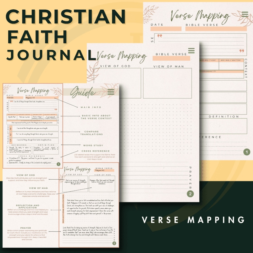 CHRISTIAN FAITH PLANNER & DEVOTIONAL JOURNAL