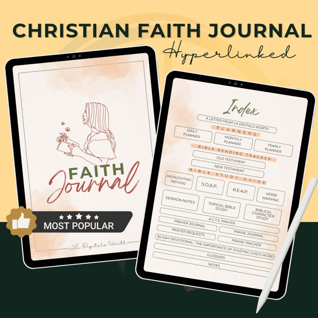 CHRISTIAN FAITH PLANNER & DEVOTIONAL JOURNAL