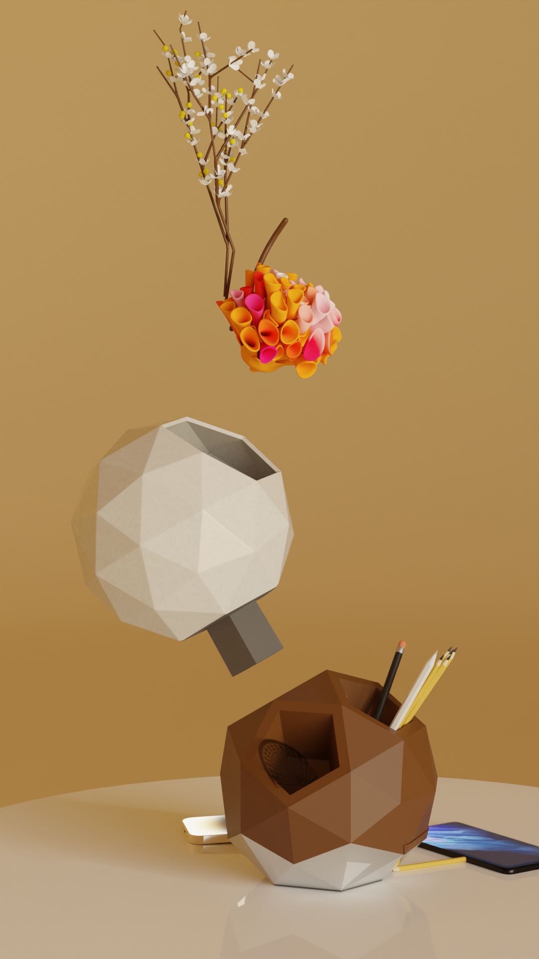 Multipurpose Flower Vase Model