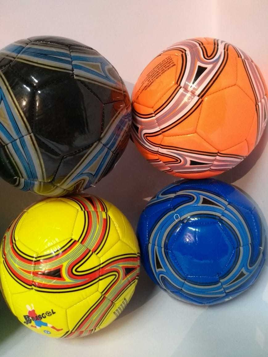  Bola Futebol Pequena N. 2couro Sintético Pequena N.2 Cor Variadas