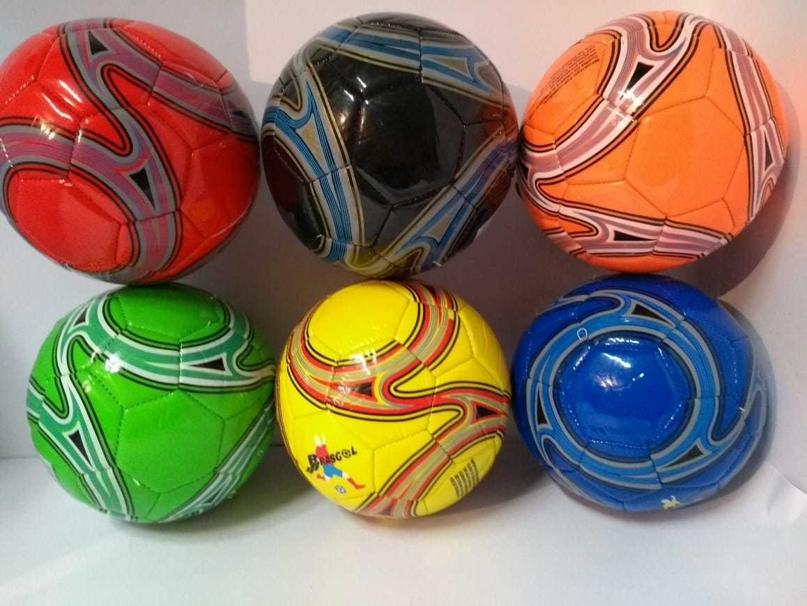  Bola Futebol Pequena N. 2couro Sintético Pequena N.2 Cor Variadas