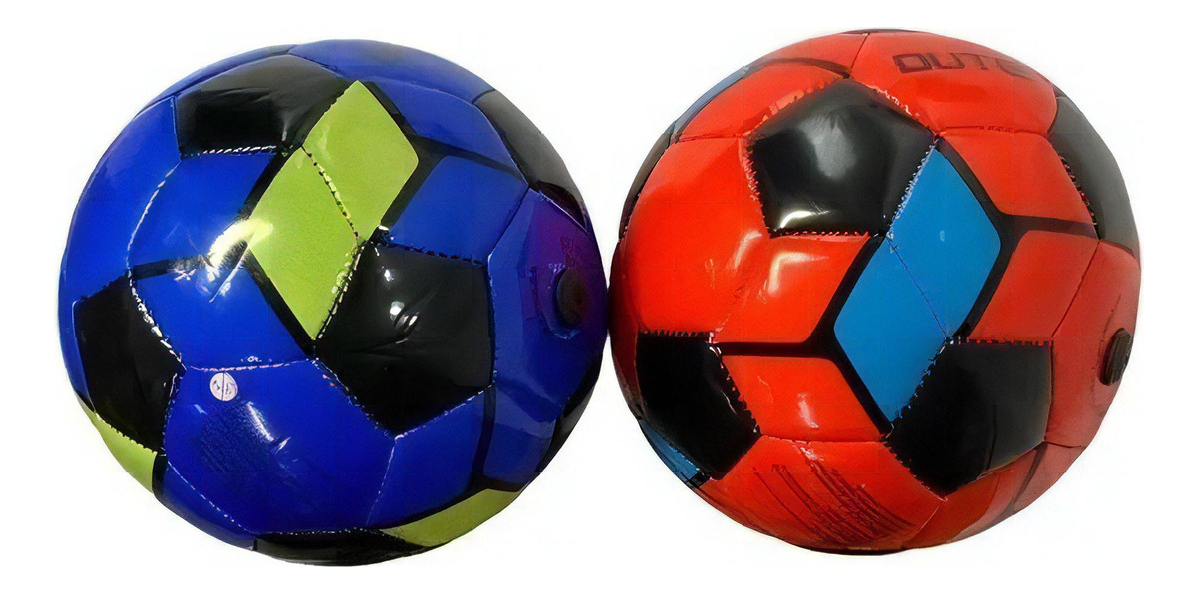 Bola Futebol Pequena N. 2couro Sintético Pequena N.2 Cor Variadas