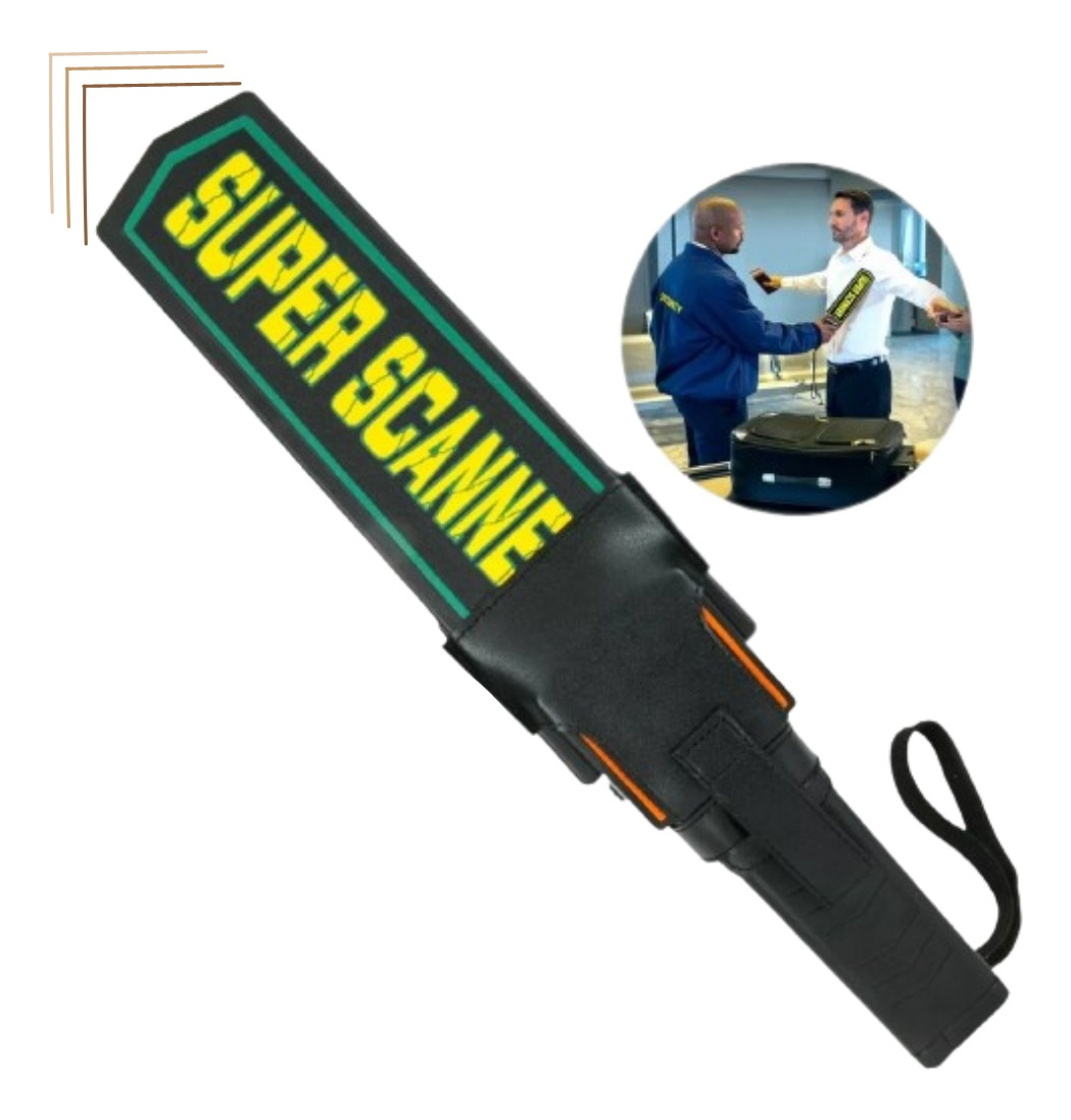 Detector De Metais Segurança Profissional Escola E Eventos Cor Detector De Objetos metálicos ENTERRADOS