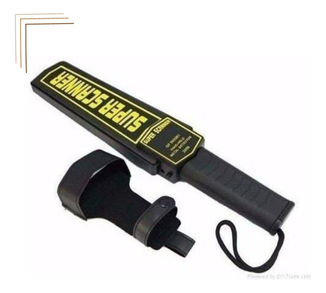 Detector De Metais Segurança Profissional Escola E Eventos Cor Detector De Objetos metálicos ENTERRADOS