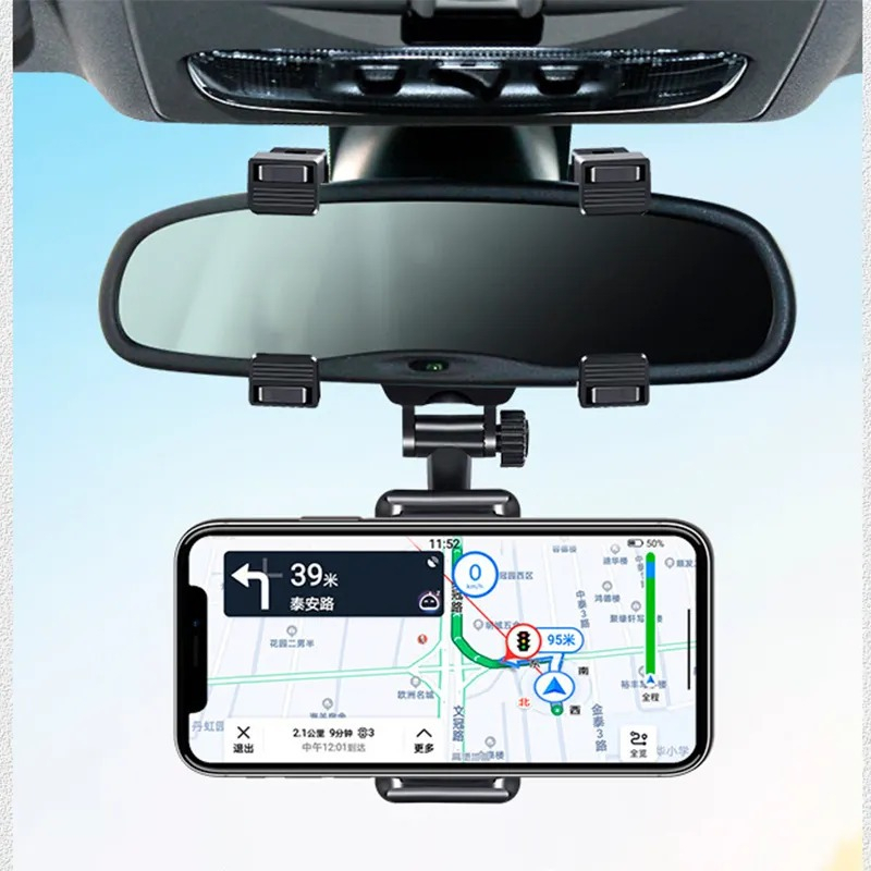 Suporte Veicular Celular Gps Articulado Retrovisor Carro
