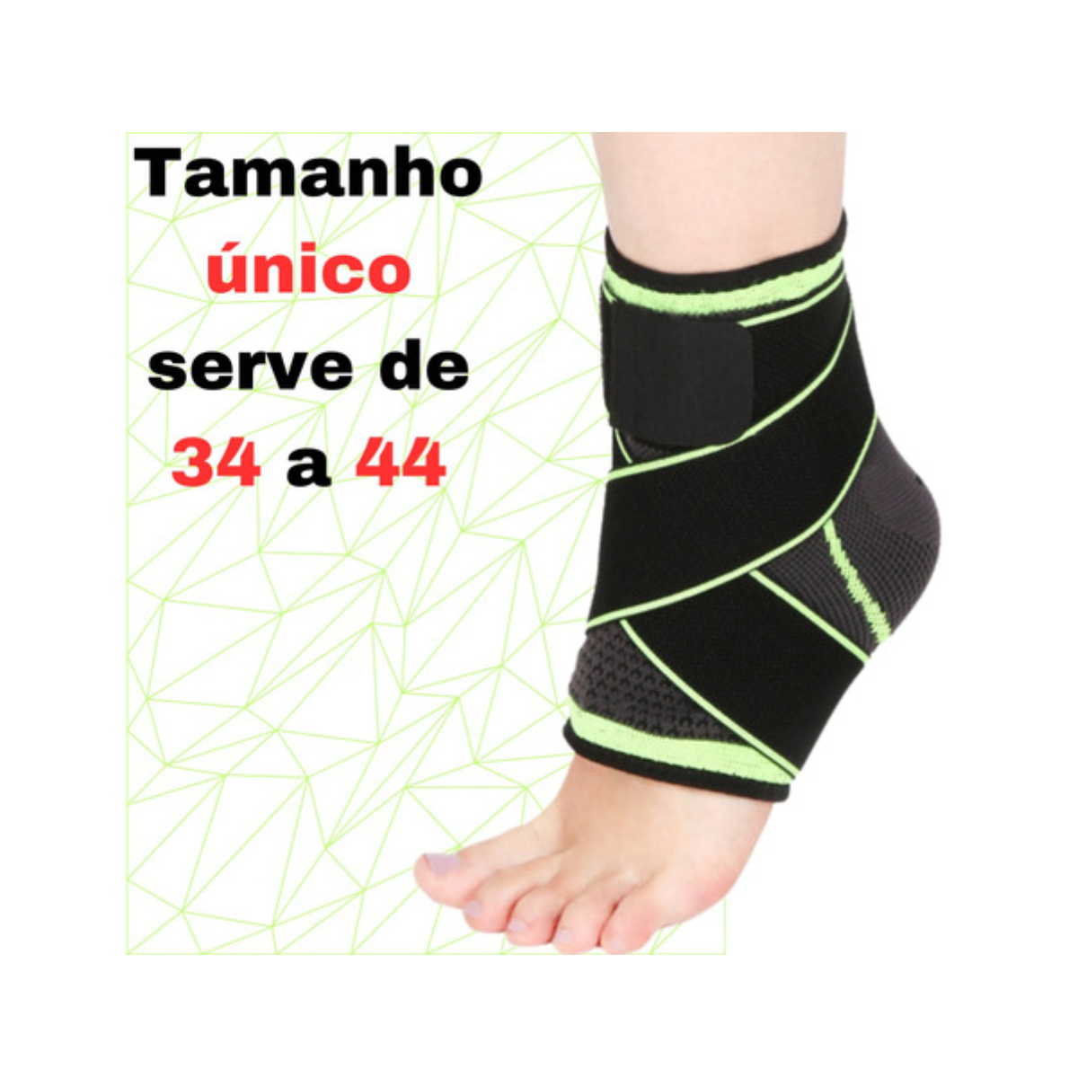 Tornozeleira De Compressão Estabilizadora Ortopedica Elastic JSG-0001 PROTETOR DE PULSO PALM GUARD