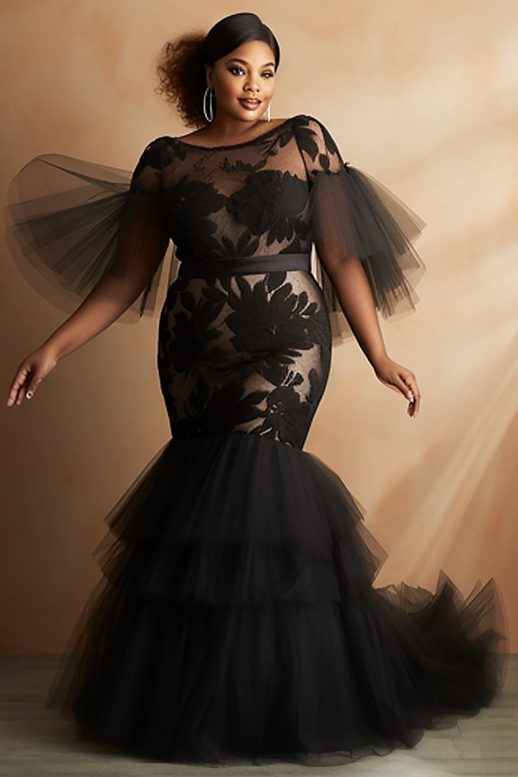 Elegant Black Evening Gown