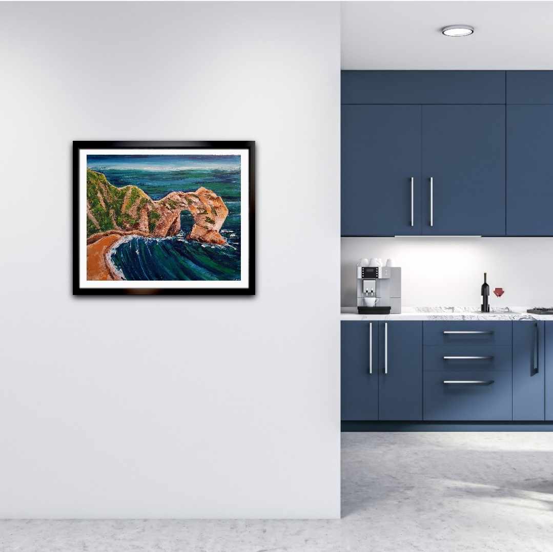 Coastal Landscape Painting, Durdle Door 