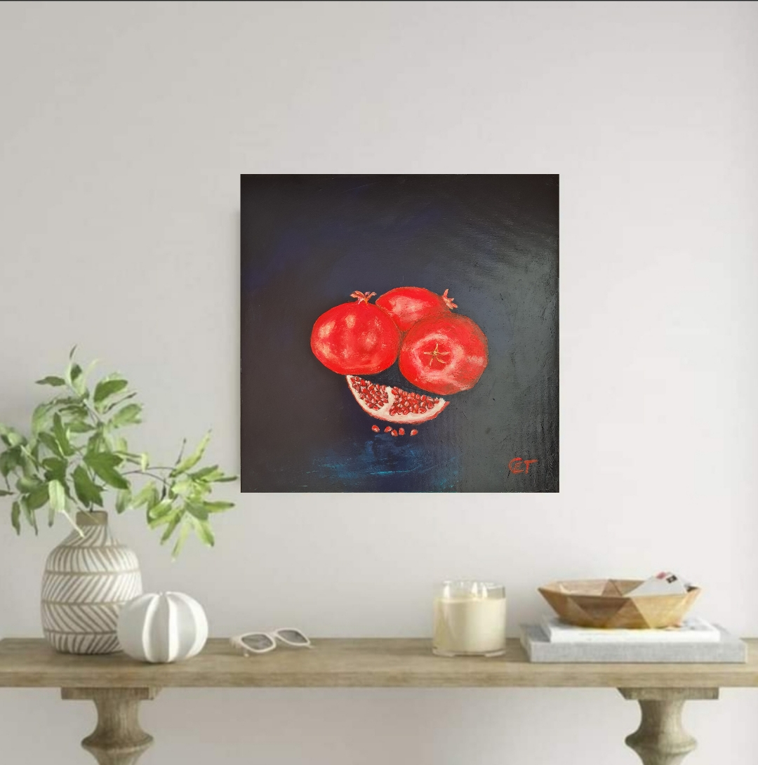 Pomegranate Still Life Painting