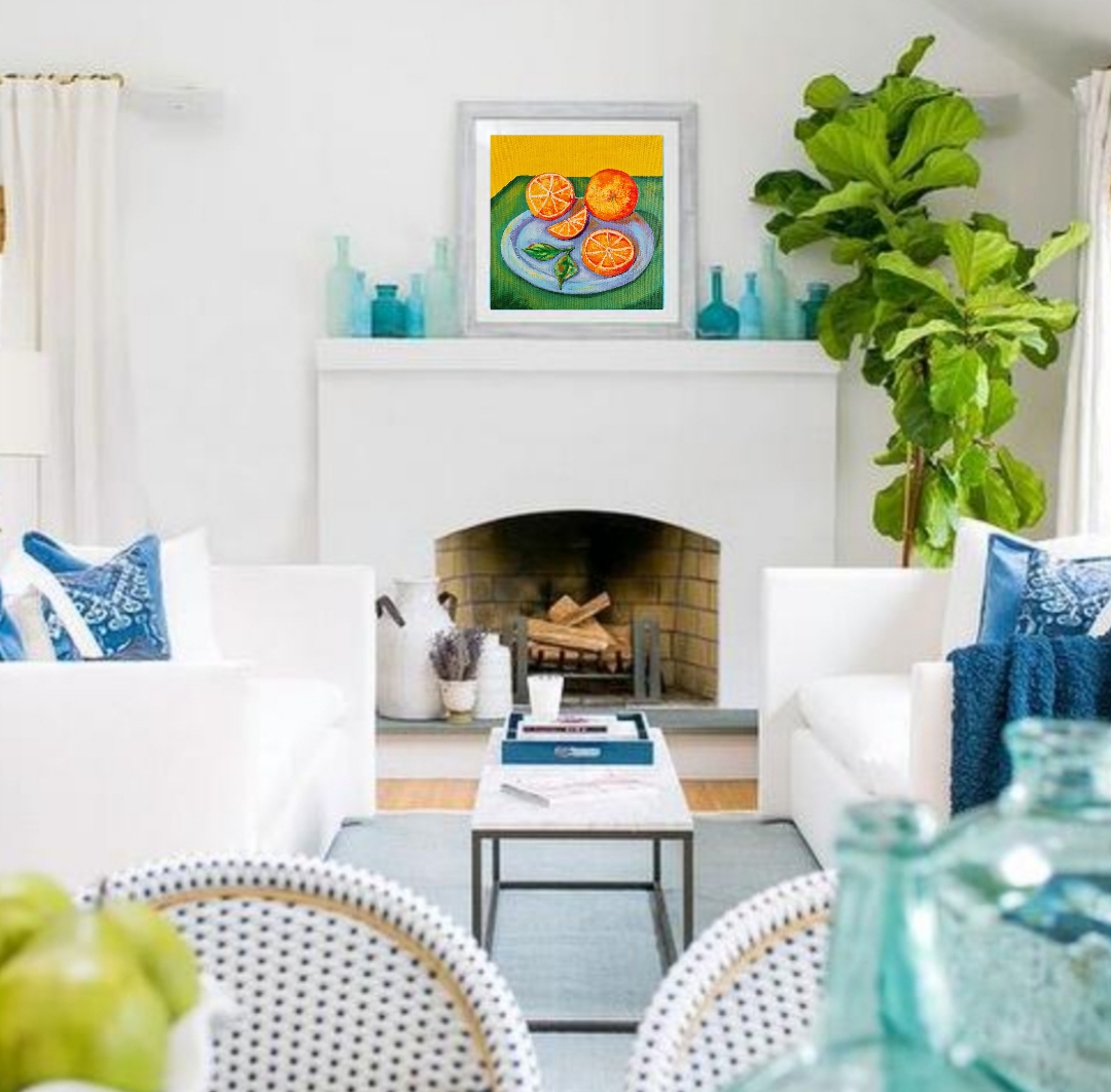 Vibrant Citrus Oranges Painting