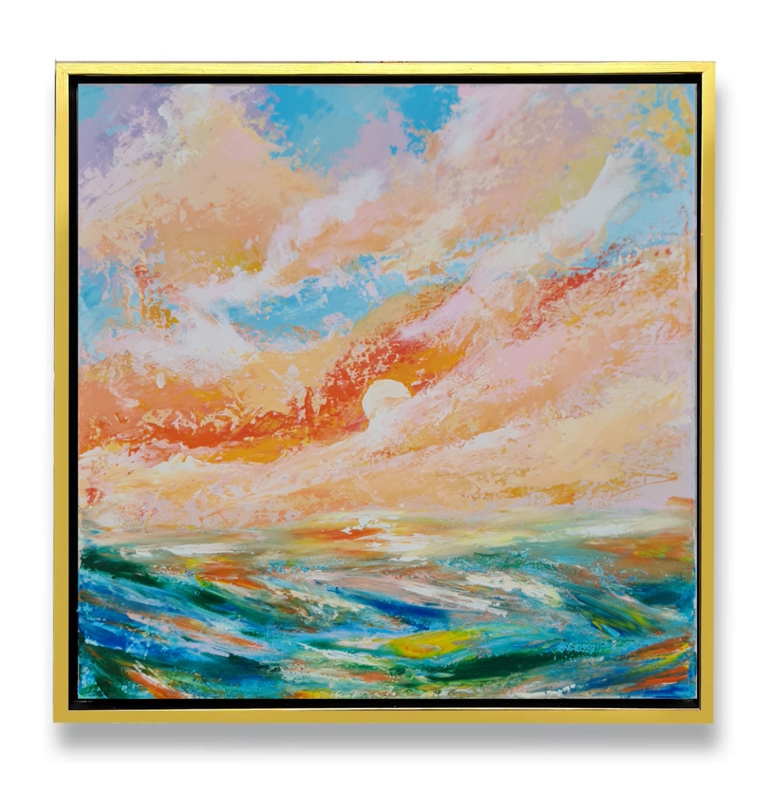 Ocean Sunset Painting
