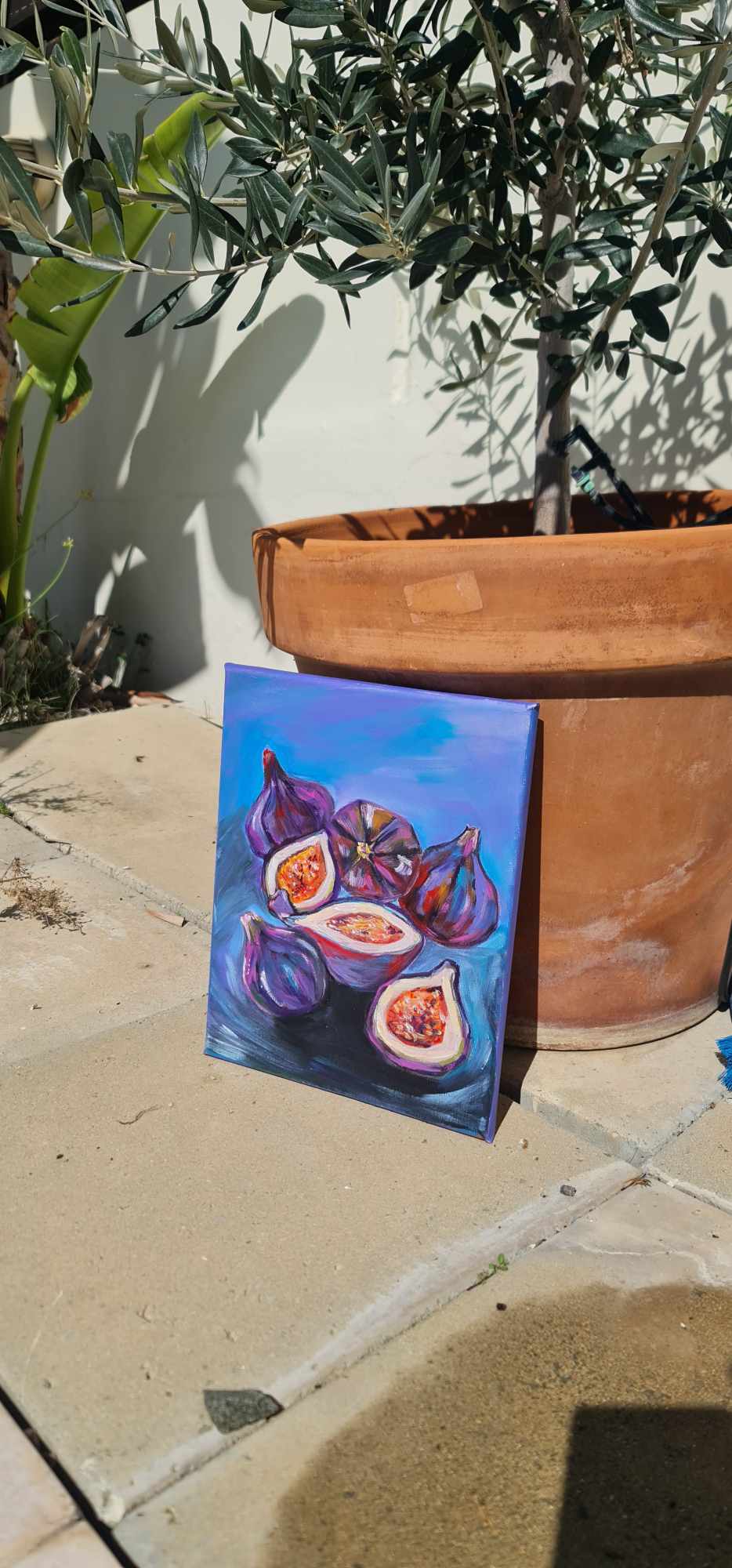Fruit Still Life Painting "Figs"