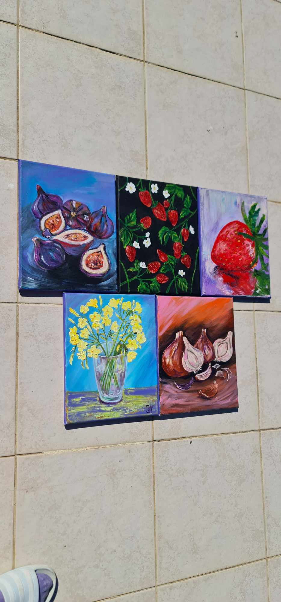 Fruit Still Life Painting "Figs"