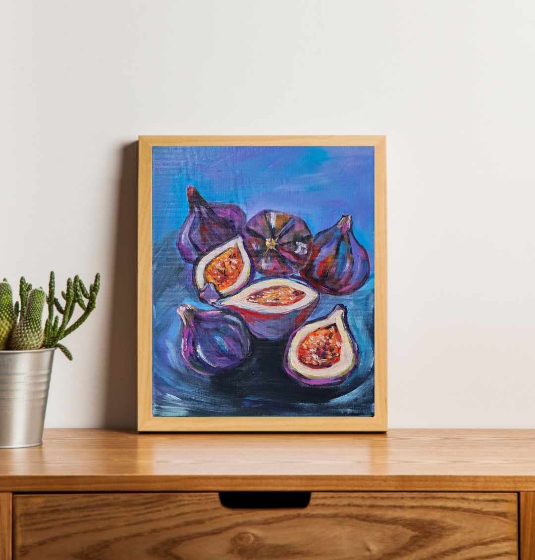 Fruit Still Life Painting "Figs"
