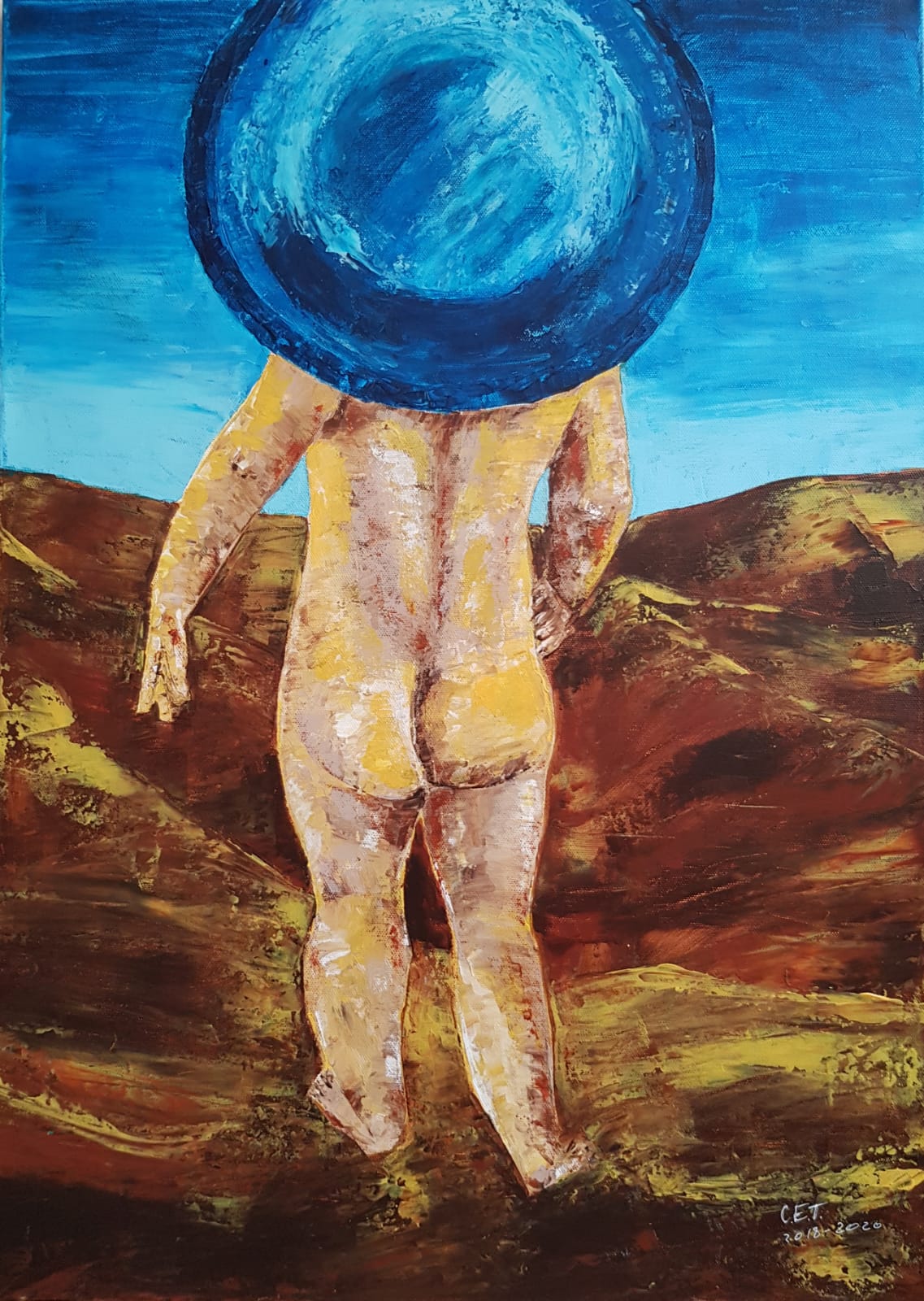 Poor and happy, The boy with the blue hat