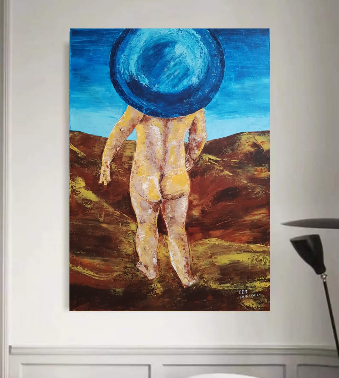 Poor and happy, The boy with the blue hat