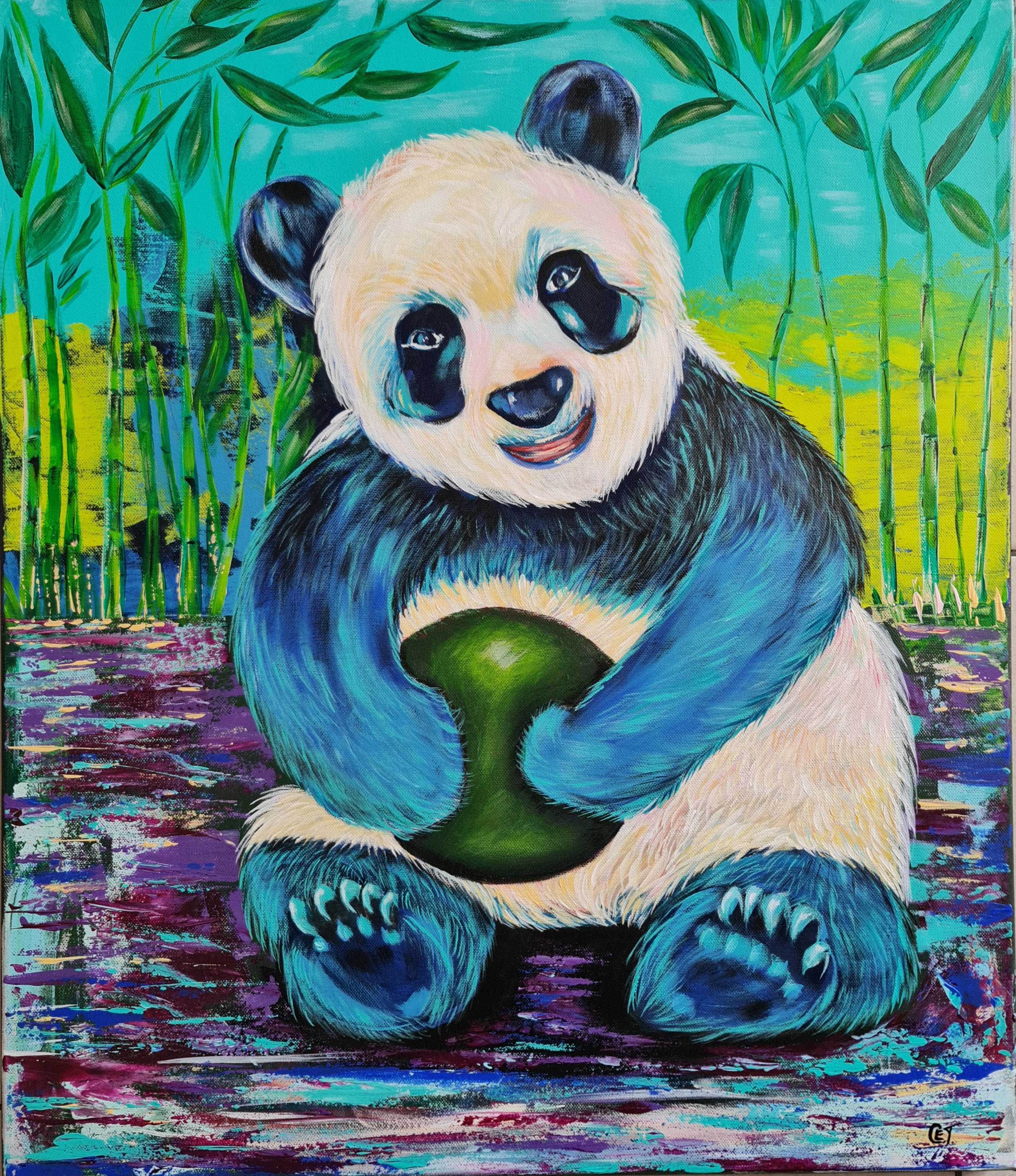 Panda Painting