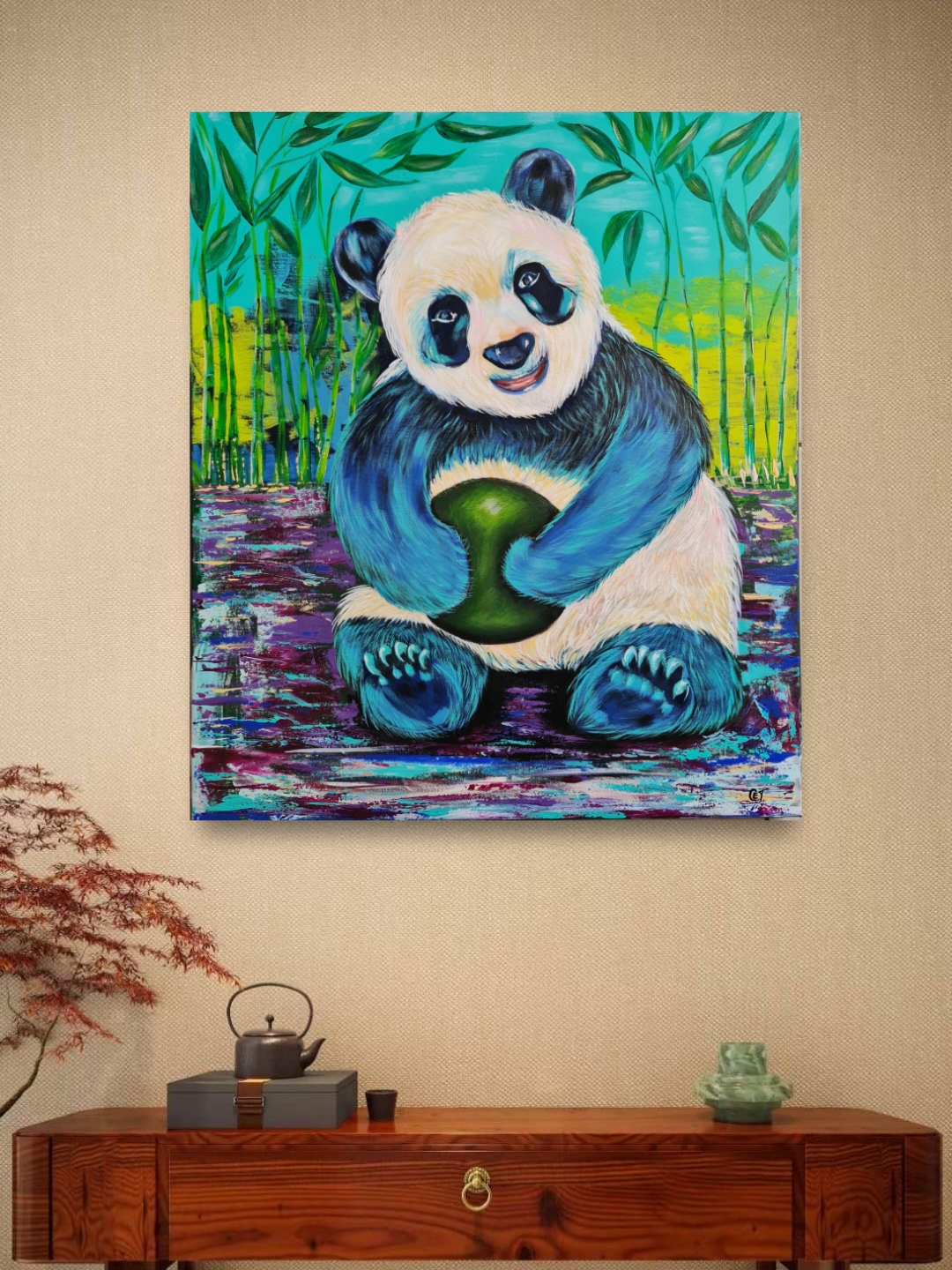 Panda Painting